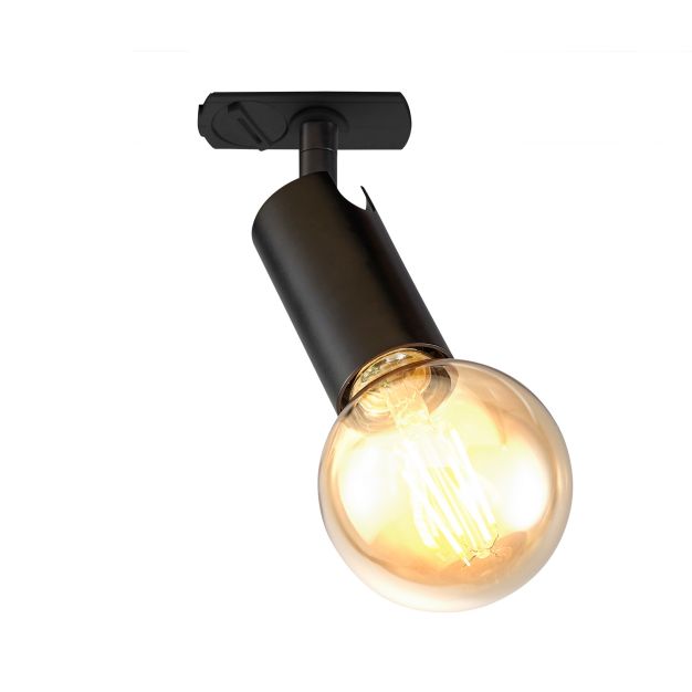 Nordlux Open Link - Schienenstrahler E27 - Ø 4,2 x 13,4 cm - matt schwarz