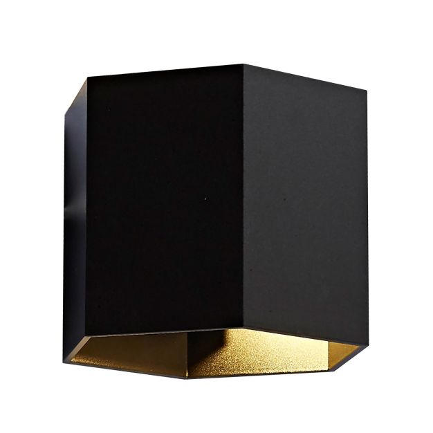 Zuma Line Polygon WL - Wandleuchte - 12 x 11 x 10 cm - schwarz