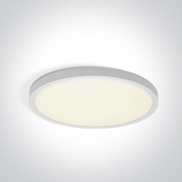 ONE Light Plafo - Deckenleuchte - Ø 30 x 2,5 cm - 24W LED inkl. - weiß