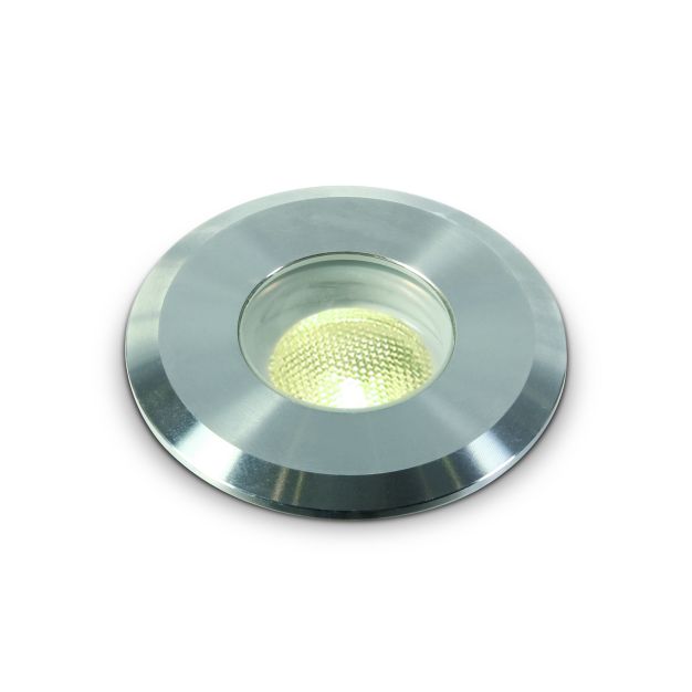 ONE Light LED Underwater Range - Unterwasser-LED-Strahler - Ø 52 mm, Ø 46 mm Einbaugröße - 1W dimmbare LED inkl. - IP68 - Edelstahl - Lichtfarbe weiß
