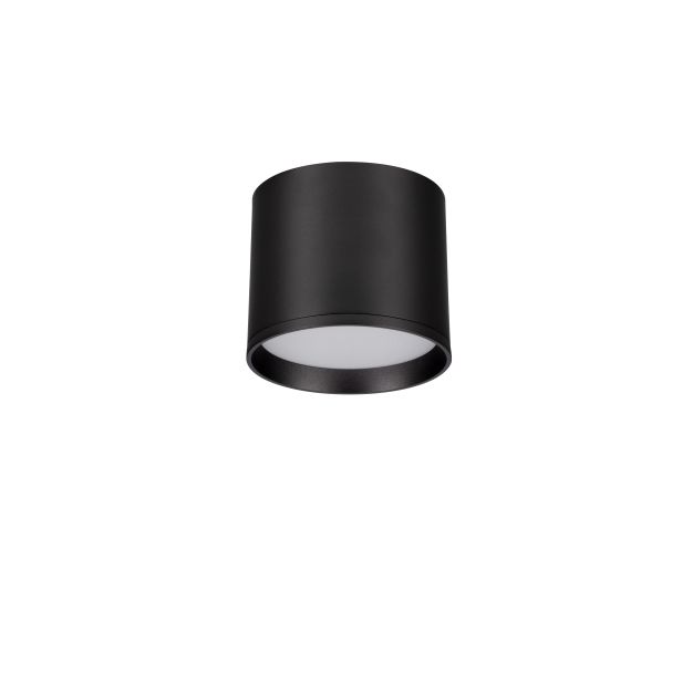 Nova Luce Ziaza - Deckenleuchte - Ø 10 x 8,6 cm - 10W LED inkl. - Sand schwarz