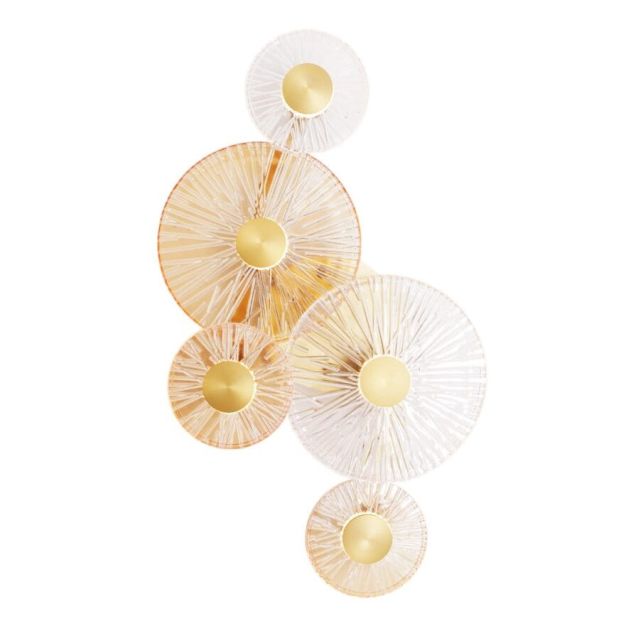 Maxlight Allure - Wandanbauleuchte - 30 x 55 cm - 5 x 5W LED inkl. - matt gold