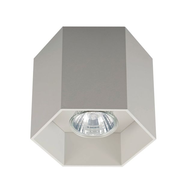 Zuma Line Polygon CL 1L - Aufbaustrahler 1L - 12 x 10 cm - weiß