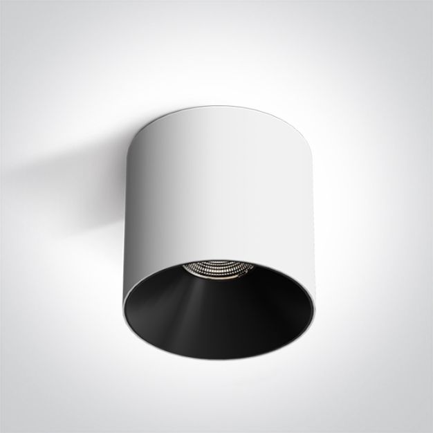 ONE Light Wall & Ceiling LED - Aufbaustrahler 1L - Ø 10 x 10 cm - 18W LED inkl. - weiß