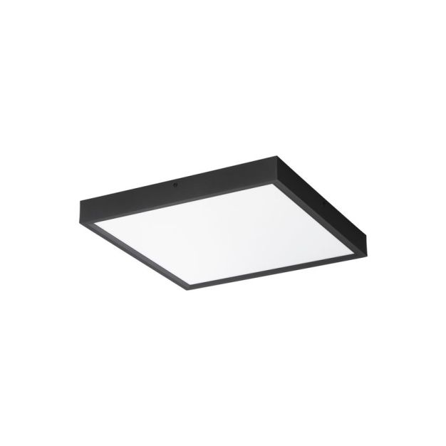 Nova Luce Itos - deckenleuchte - 40 x 40 x 4,5 cm - 32W LED inkl. - sand schwarz