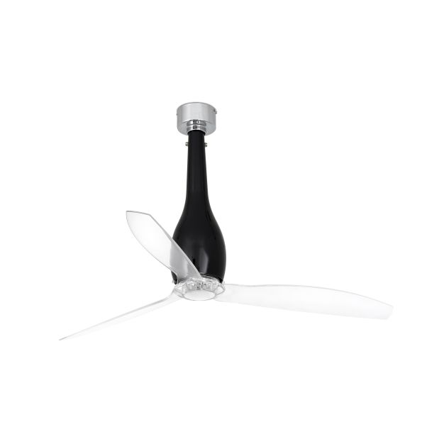 Faro Eterfan - Deckenventilator mit Fernbedienung - Ø 128 cm - schwarz und transparent