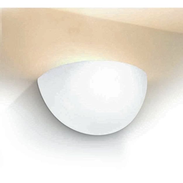 ONE Light Dekorative Wandleuchten Gips - Wandleuchten - 28 x 14 x 14 cm - weiß