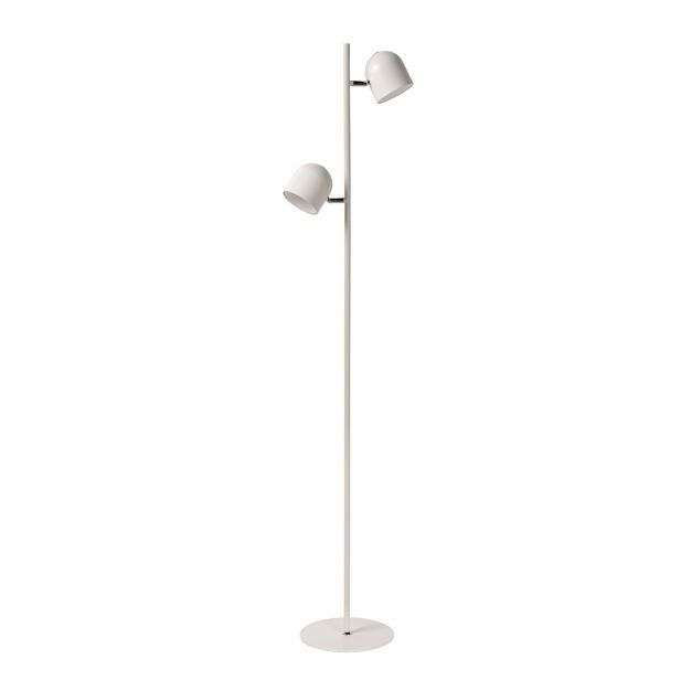 Lucide Skanska - Stehleuchte - 32 x 23 x 141 cm - 2 x 5W dimmbare LED inkl - weiß