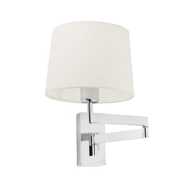 Faro Artis - Wandleuchte - 21,5 x 43 x 16 cm - beige und chrom