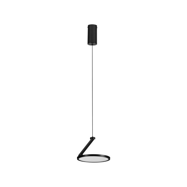 Nova Luce Opi - Hängelampe - Ø 20 x 260 cm - 14W LED inkl. - sand schwarz