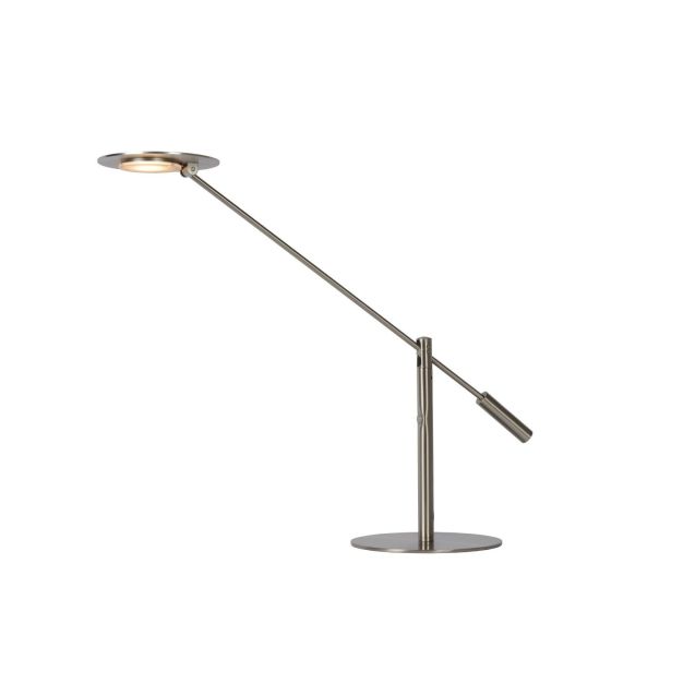 Lucide Anselmo - Schreibtischlampe - 25 x 25 x 50 - 9W LED inkl - mattes Chrom