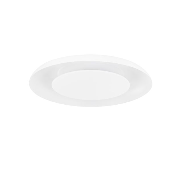 Nova Luce Epos - Deckenleuchte - Ø 60 x 6 cm - 38W dimmbar LED inkl. - Sand Weiß