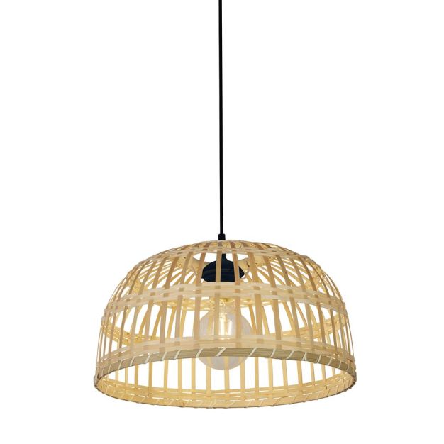 Searchlight Bali - Hängeleuchte - Ø 40 x 155 cm - braun