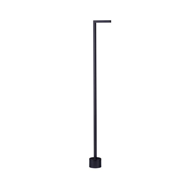 Nova Luce Pipe - Gartenleuchte - 11 x 94,5 cm - 5W LED inkl. - IP65 - Sand schwarz