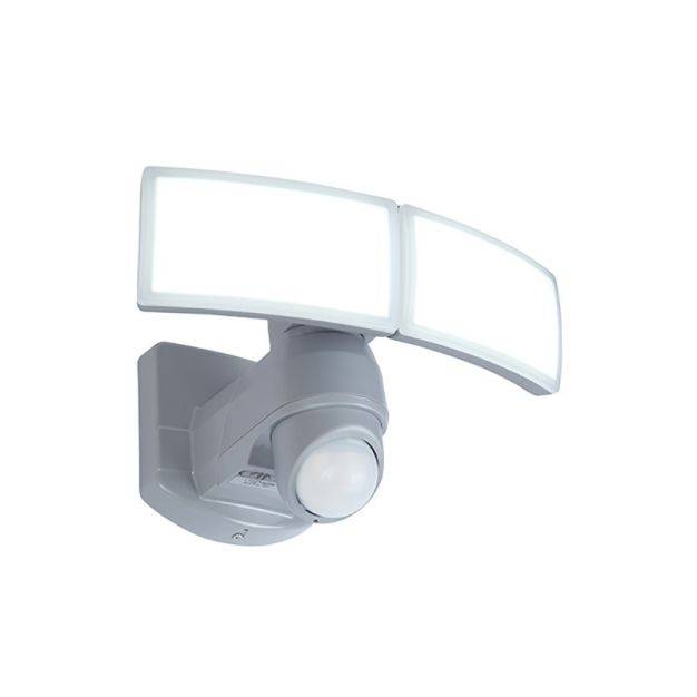 Lutec Arc - Außenwandleuchte mit Sensor - 27 x 20 x 15 cm - 13W LED inkl. - IP54 - weiß