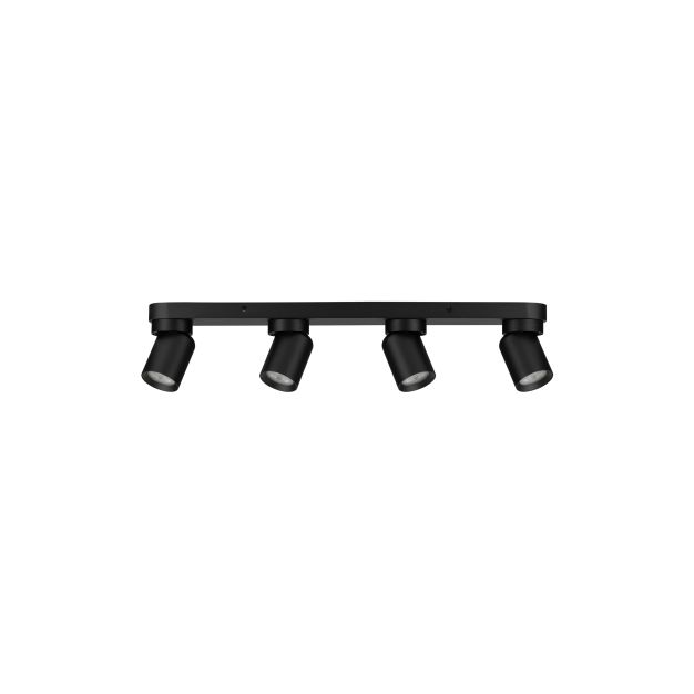Nova Luce Amecy - Aufbaustrahler 4L - 60 x 12,5 x 6,5 cm - Sand schwarz