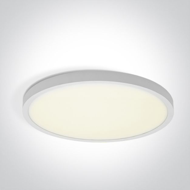 ONE Light Plafo - Deckenleuchte - Ø 50 x 2,7 cm - 40W LED inkl. - weiß