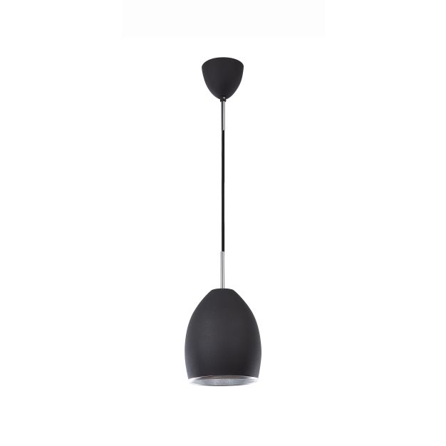 Nova Luce Piccolo - Pendelleuchte - Ø 17 x 120 cm - mattschwarz