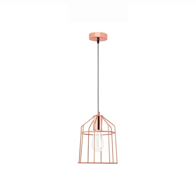 Nova Luce Peppino - Pendelleuchte - Ø 19 x 120 cm - Kupfer