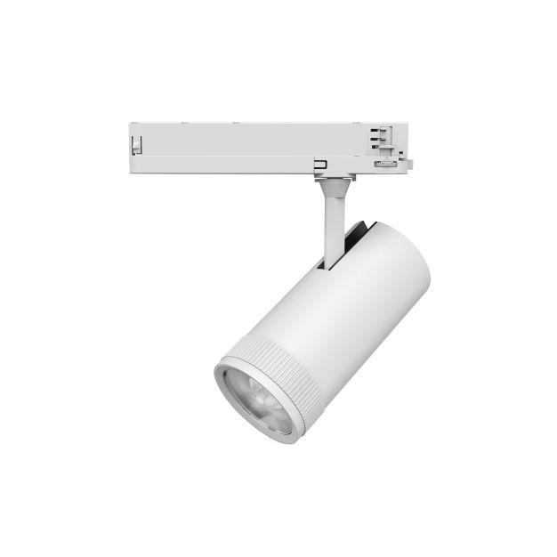 Nova Luce Kors - 3-Phasen Stromschienenstrahler - Ø 8,5 x 18 cm - 38W LED inkl. - sandweiß