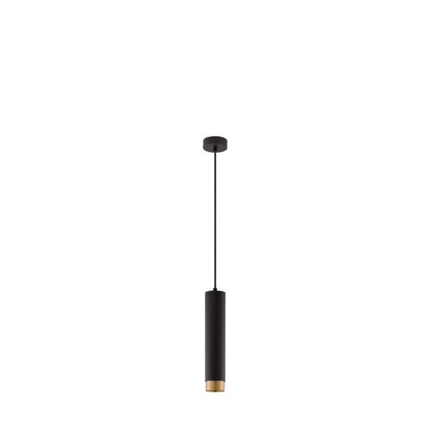 Nova Luce Pogno - Hängeleuchte - Ø 5,9 x 150 cm - schwarz und gold