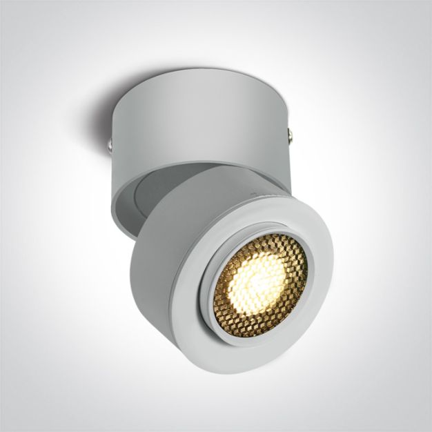 ONE Light Zoomable Moving Heads COB - Aufbaustrahler 1L - Ø 8 x 9,5 cm - 15W LED inkl. - weiß
