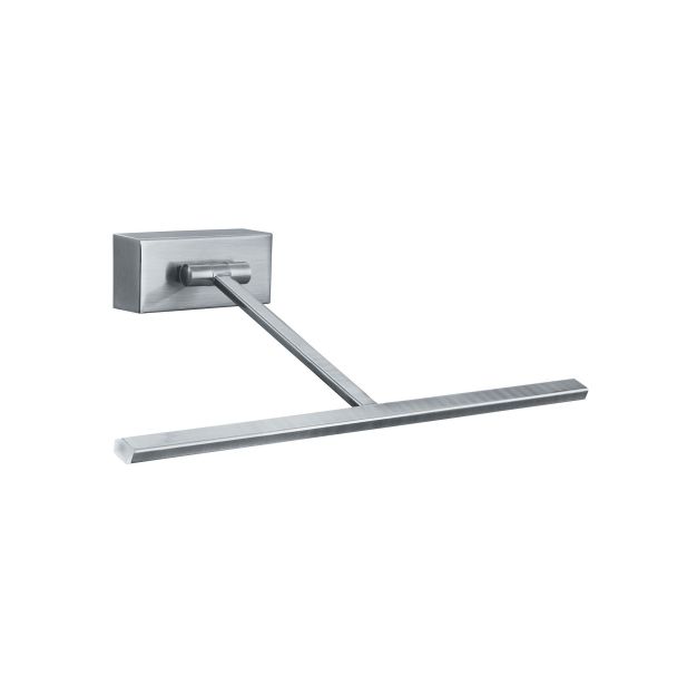 Searchlight LED Picture Lights - Wandleuchte mit Zugschalter - 34 x 5,8 cm - 8W LED inkl - satiniert silber