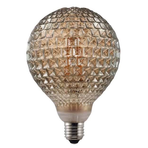 Nordlux Deco - Ø 12,5 x 17,7 cm - E27 - 2W nicht dimmbar - 2200K - geräuchert