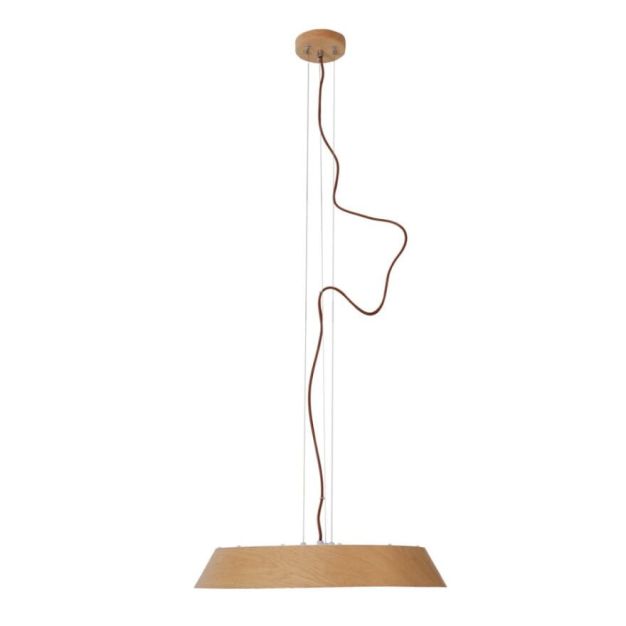 Maxlight Tamago - Hängeleuchte - Ø 52 x 150 cm - 40W LED inkl - hellbraun