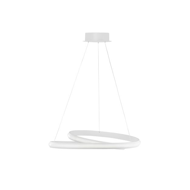 Nova Luce Malvi - Hängeleuchte - Ø 55 x 120 cm - 32W LED inkl. - sandweiß