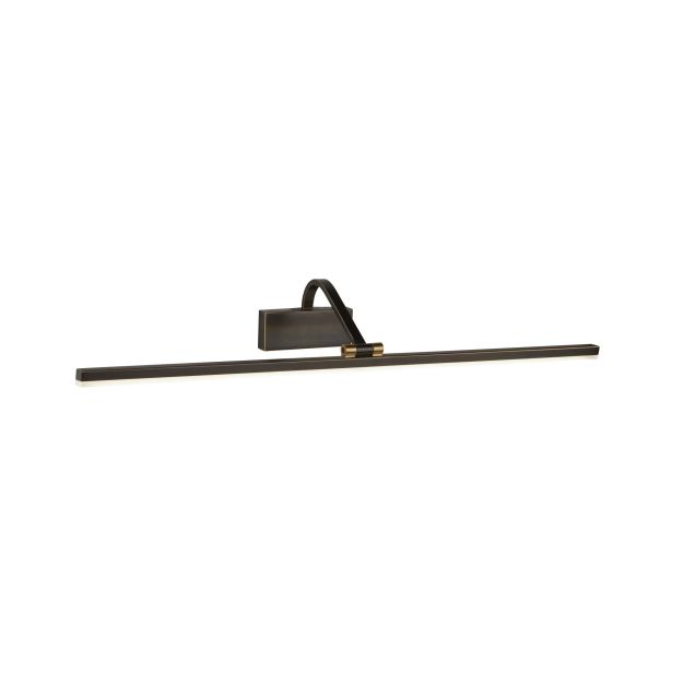 Searchlight LED Picture Lights - Wandleuchte - 70 x 11 cm - 17W LED inkl - schwarz gebürstet gold