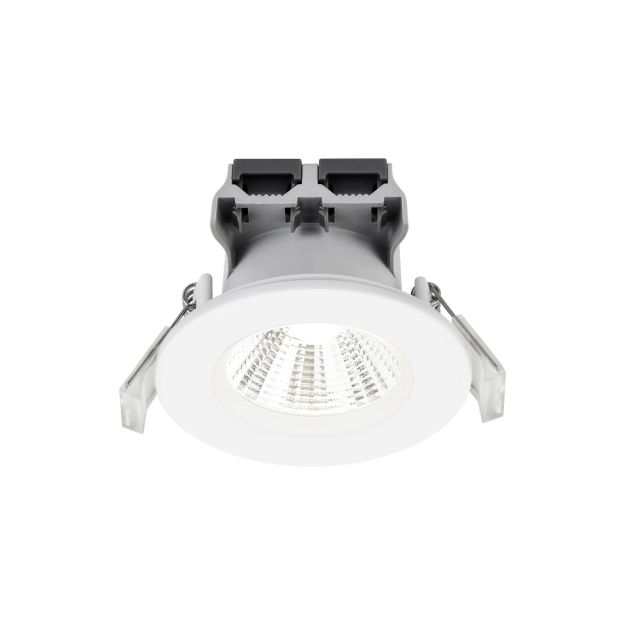 Nordlux Fremont 3-Kit - einbauspot - Ø 85 mm, Ø 72 mm einbaumaß - 3 x 4,5W dimmbar LED inkl. - IP65 - weiß - weiß (4000K)