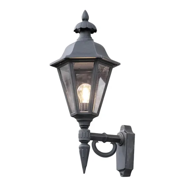 Konstsmide Pallas Up - außenwandleuchte - 28,5 x 25,5 x 60,5 cm - IP23 - mattschwarz