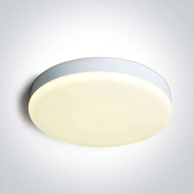 ONE Light Plafo - Deckenleuchte - Ø 35 x 5,5 cm - 35W LED inkl. - IP65 - weiß