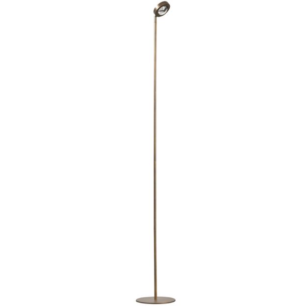 ETH Jake Round - stehleuchte - Ø 20 x 154 cm - 3-stufig dimmbar - 9W LED inkl. - braun