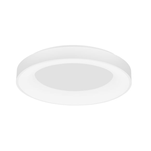 Nova Luce Rando Thin - Deckenleuchte - Ø 60 x 9 cm - 50W dimmbare LED inkl. - sandweiß - warmweiße Lichtfarbe