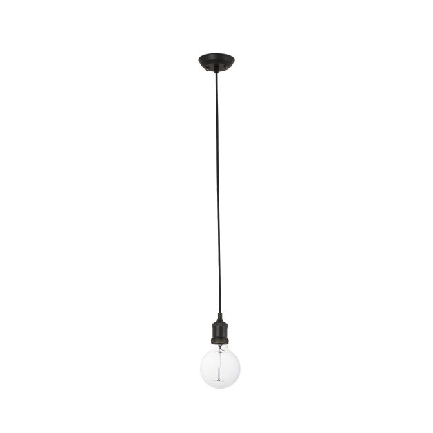 Faro Art - Pendelleuchte - Ø 11 x 9 cm - mattschwarz