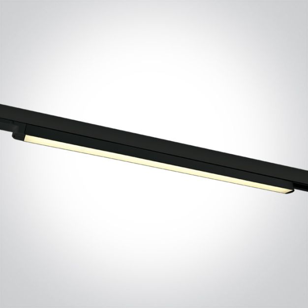 ONE Light LED Linear Track Light - 3-Phasen-Schienensystem - 121 x 3 x 3 cm - 25W LED inkl. - schwarz - einstellbare Lichtfarbe