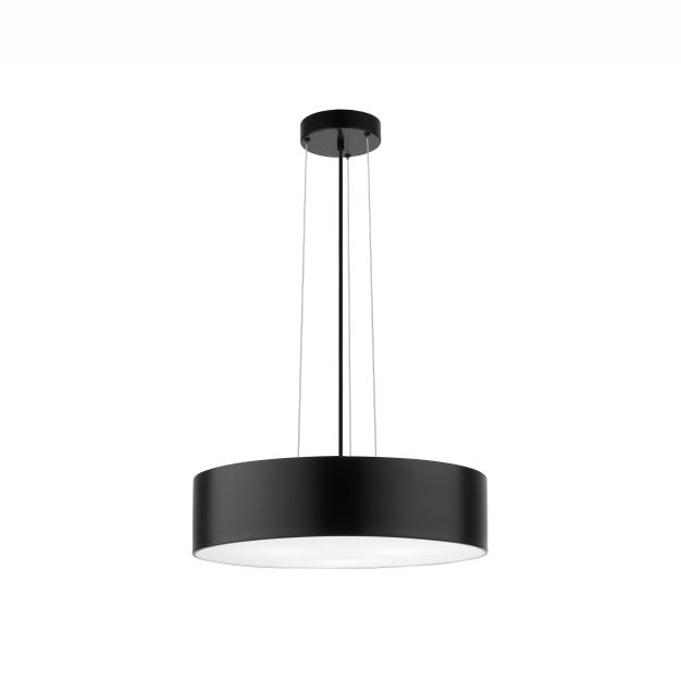 Nova Luce Finezza - Pendelleuchte - Ø 50 x 130 cm - mattschwarz