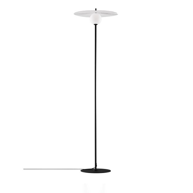 Nova Luce Reflet - Stehleuchte - Ø 46 x 162 cm - Sand schwarz und Weiß