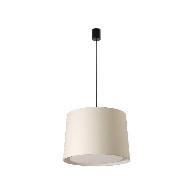 Faro Conga - Hängeleuchte - Ø 40 x 30 cm - beige und schwarz