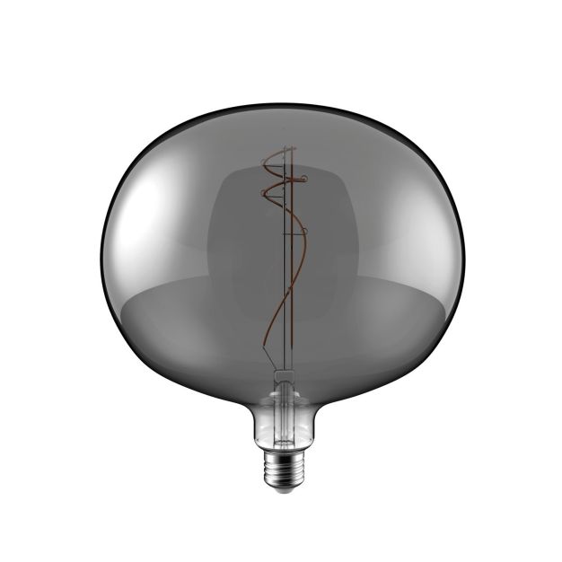 Daylight Italia LED-Lampe Ellipse - Ø 22 x 23,5 cm - E27 - 10W dimmbar - 1800K - geräuchert