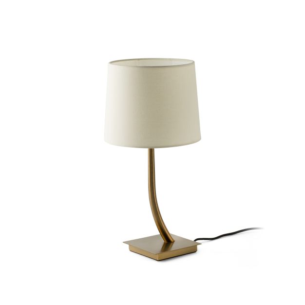Faro Rem - Tischleuchte - Ø 25 x 57 cm - Bronze und Beige