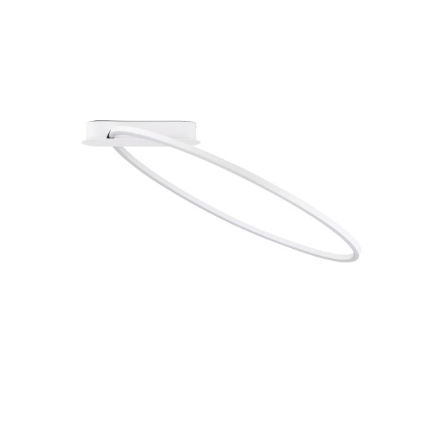 Nova Luce Kiklos - Deckenleuchte - Ø 64 x 30 cm - 30W dimmbar LED inkl. - Sand Weiß