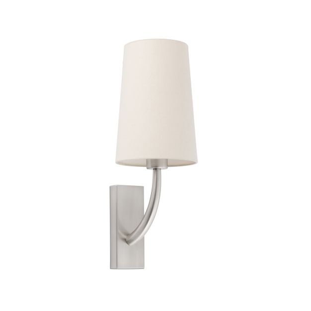 Faro Rem - Wandleuchte - 16,5 x 21 x 47 cm - beige und nickel matt