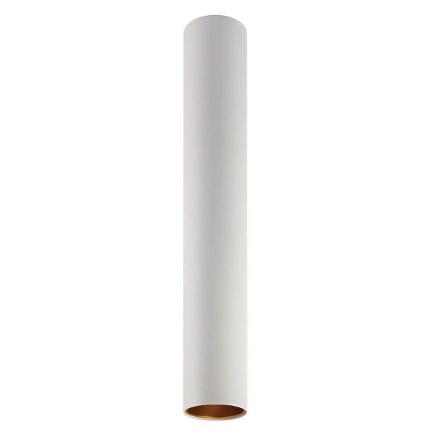 VK Lighting Koroidia - Aufbaustrahler - Ø 7 x 50 cm - weiß und gold