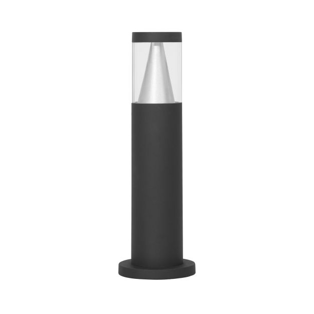 Nova Luce Rock - Gartenleuchte - Ø 9 x 43 cm - 10W LED inkl. - IP65 - sand schwarz
