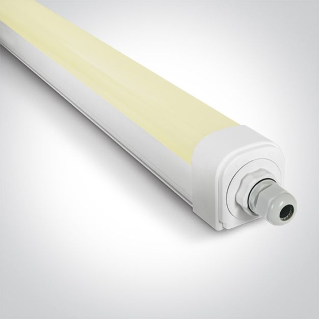 ONE Light Industrial LED Range - Deckenleuchte - 6,2 x 5,8 x 151 cm - 50W LED inkl - IP66 - CCT - weiß