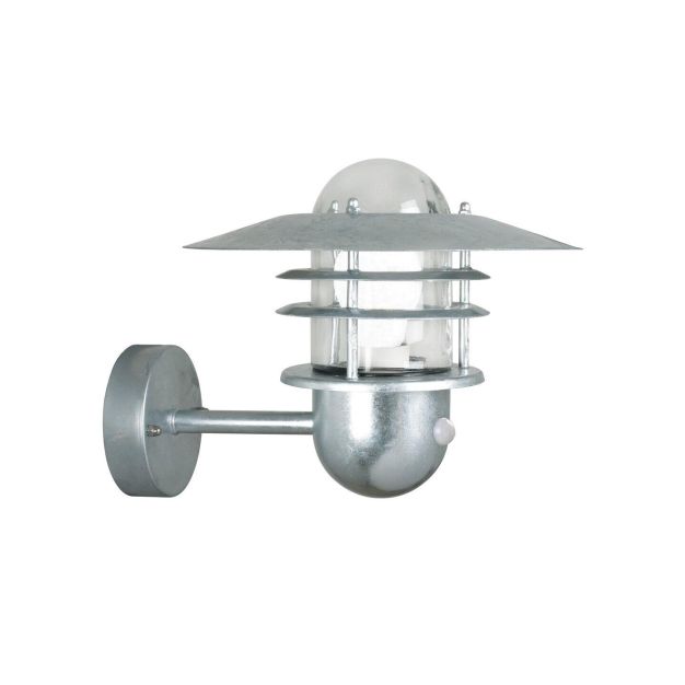 Nordlux Agger Sensor - Außenwandleuchte mit Bewegungsmelder - 29,5 x 29,5 x 20 cm - IP54 - Stahl verzinkt