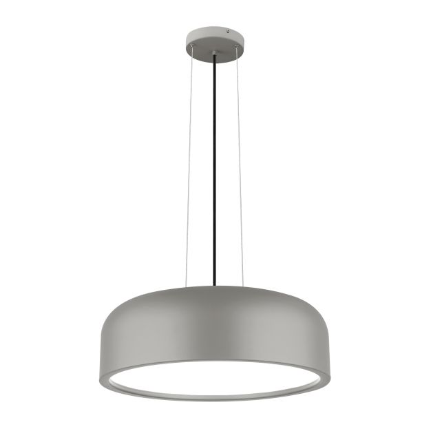 Nova Luce Perleto - Pendelleuchte - Ø 48 x 133 cm - grau